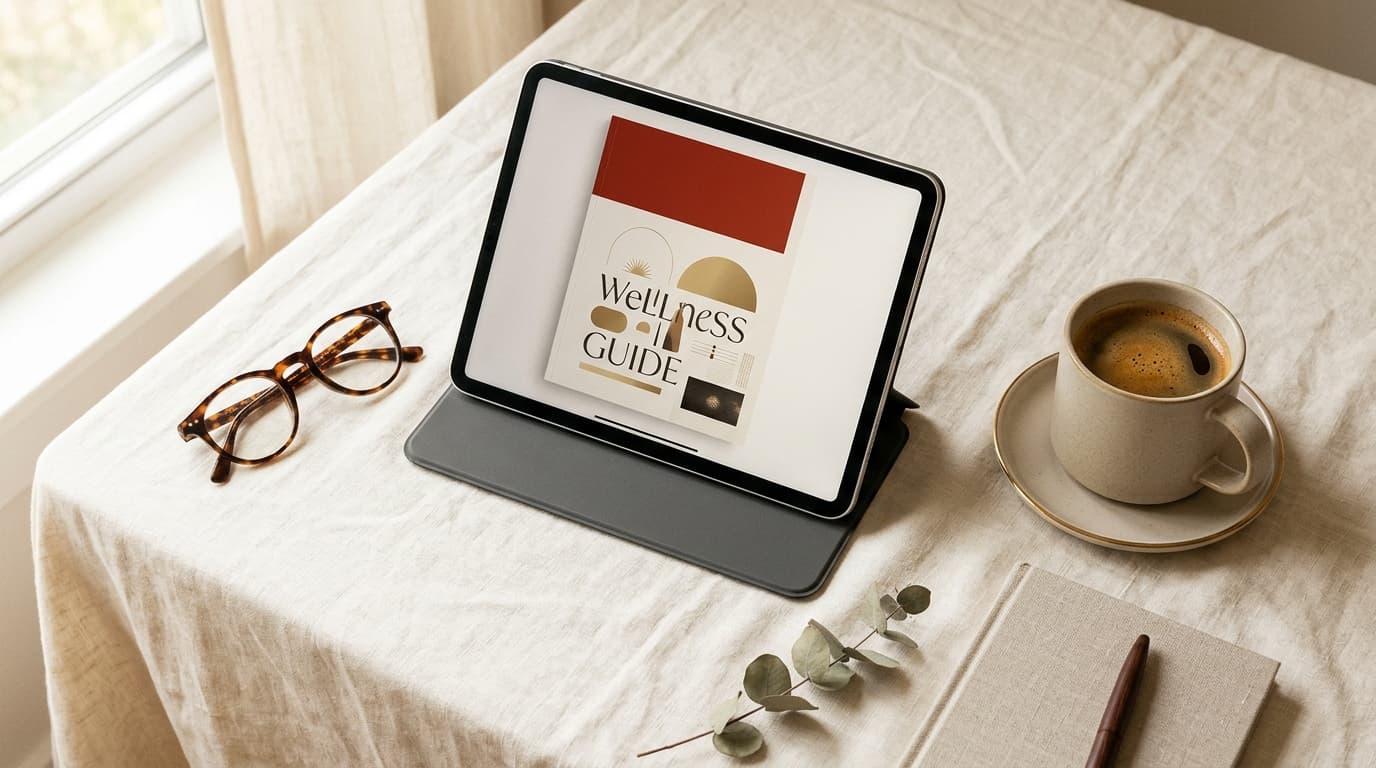 Livro aberto ao lado de café e óculos, leitura única